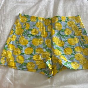 Lemon Print Women's Shorts